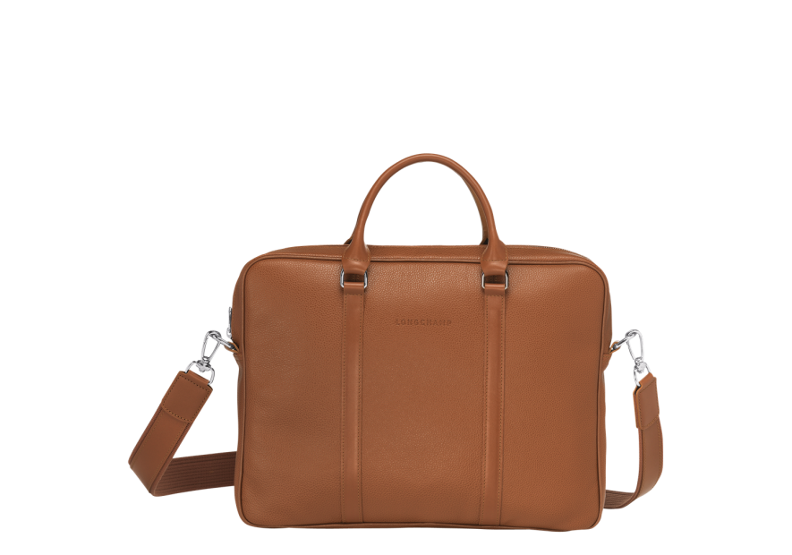 Longchamp 2121021 - CUIR DE VACHETTE - CAR porte documents le foulonné s Sac business
