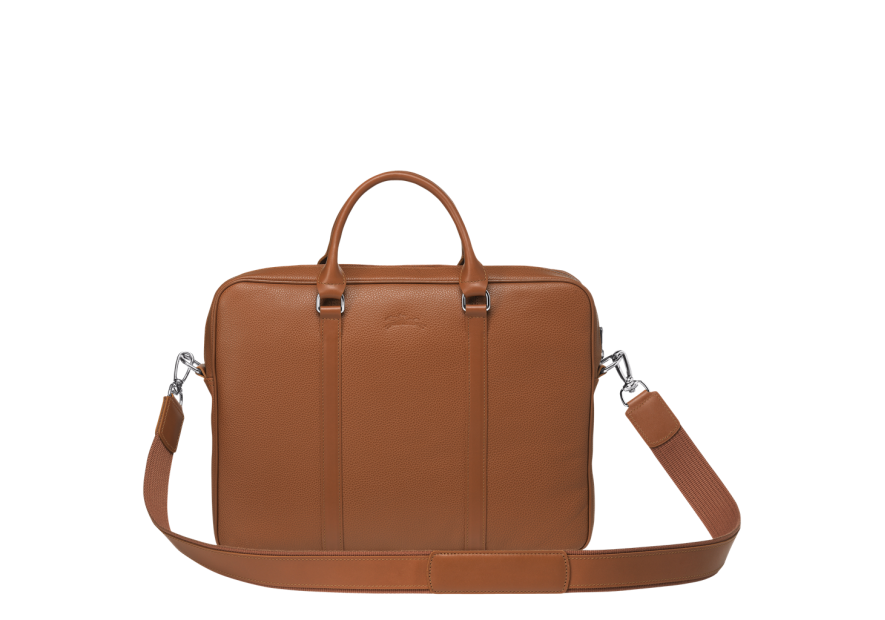 Longchamp 2121021 - CUIR DE VACHETTE - CAR porte documents le foulonné s Sac business