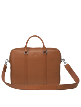 Longchamp 2121021 - CUIR DE VACHETTE - CAR porte documents le foulonné s Sac business