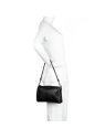 Lancaster 529-73 - CUIR DE VACHETTE - NOIR dune trotteur multipoches sacs-a-mains