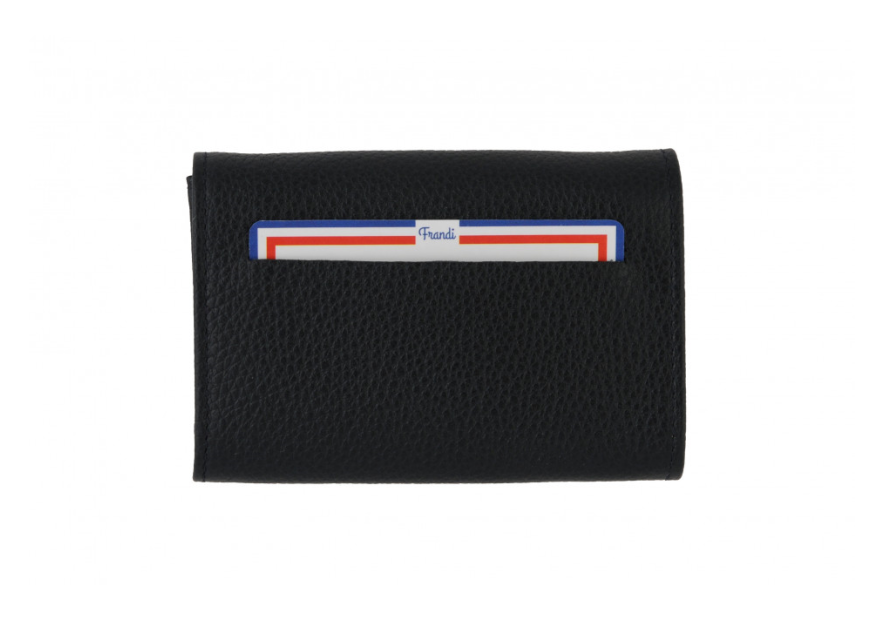 Frandi 295/03 - CUIR CLASSIQUE - NOIR frandi-classic-porte monnaie rabat s Porte-monnaie Femme
