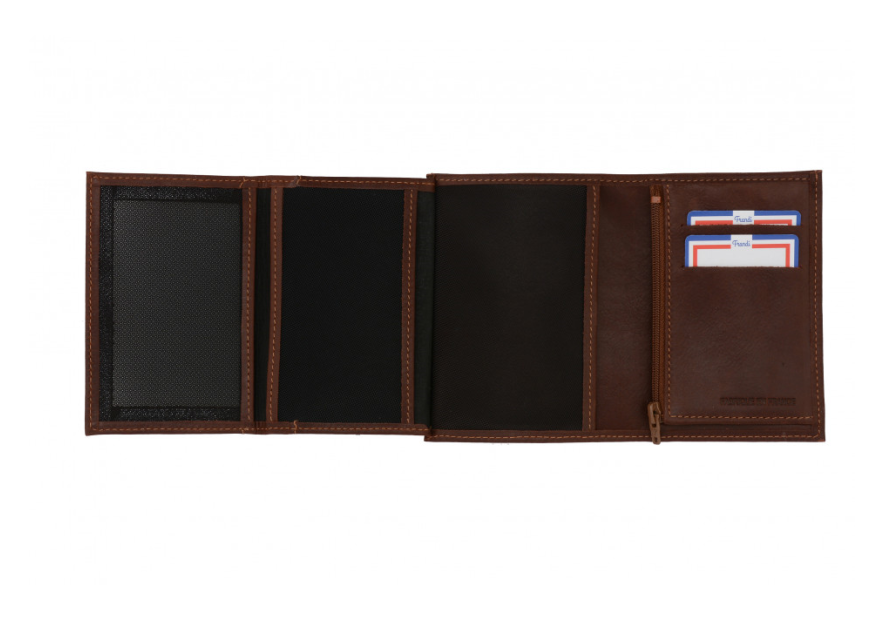 Frandi 466/5 - AUTHENTIQUE CUIR GRAS -  frandi-authentic-portefeuille 2 volets 13cm Portefeuille Homme