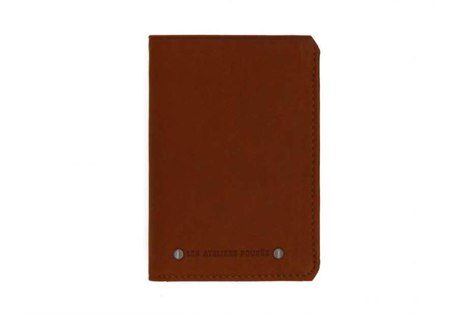 Les Ateliers Foures 949X - CUIR DE VACHETTE - COGNAC Portefeuille/Porte-cartes Portefeuille Homme
