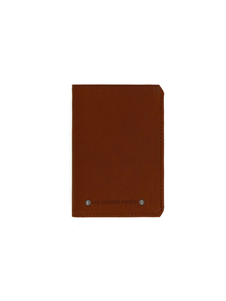 Les Ateliers Foures 949X - CUIR DE VACHETTE - COGNAC Portefeuille/Porte-cartes Portefeuille Homme