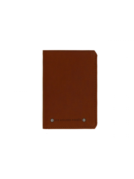 Les Ateliers Foures 949X - CUIR DE VACHETTE - COGNAC Portefeuille/Porte-cartes portefeuille-homme