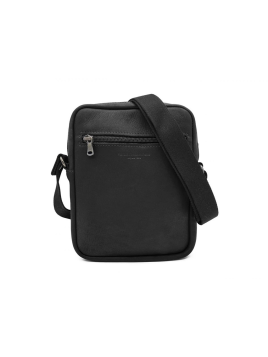 Les Ateliers Foures 9008 - CUIR DE VACHETTE - NOIR sac homme zéphyr baroudeur les ateliers fourès sacoche homme