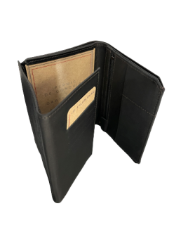 Les Ateliers Foures 9151 - CUIR DE VACHETTE - NOIR Portefeuille/Porte-cartes Portefeuille Homme