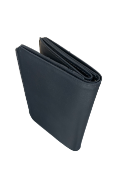 Les Ateliers Foures 9151 - CUIR DE VACHETTE - NOIR Portefeuille/Porte-cartes Portefeuille Homme