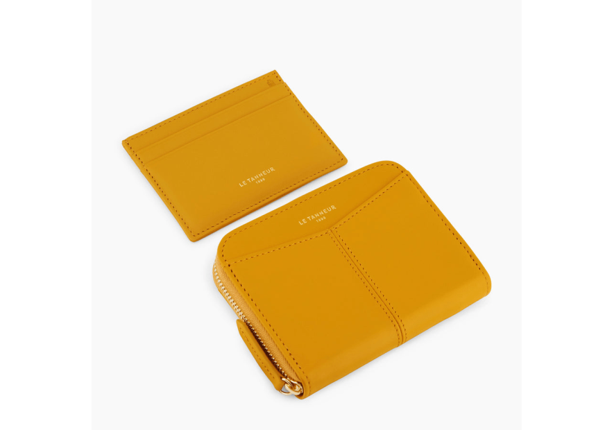 Le Tanneur TOTT3110 - CUIR DE VACHETTE PLEI charlotte-porte monnaie zip m Porte-monnaie Femme