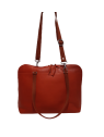 Les Ateliers Foures B559 - CUIR DE VACHETTE - ORANGE fourès-baroudeuse-shopping affaire sac-business