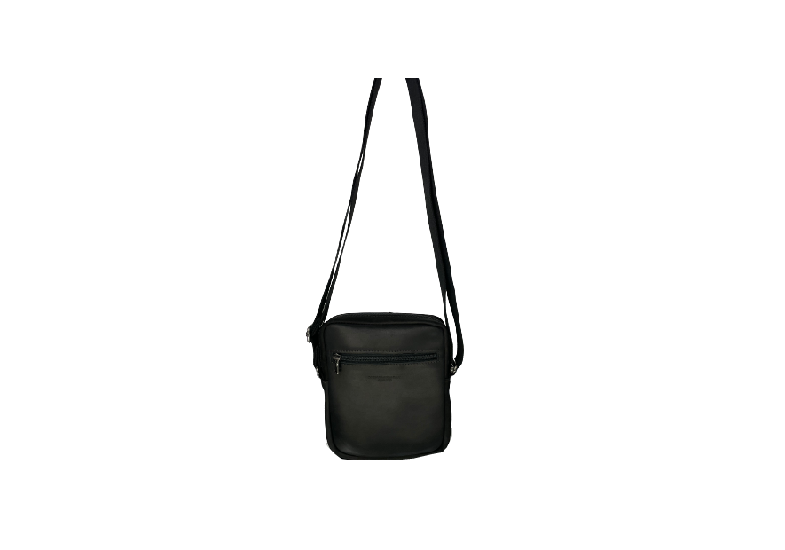 Les Ateliers Foures 9009 - CUIR DE VACHETTE - NOIR sac homme nérée sacoche homme