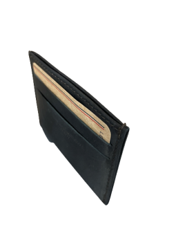 Les Ateliers Foures 930X - CUIR DE VACHETTE - NOIR baroudeur porte cartes rfid p.cartes credit