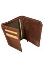 Les Ateliers Foures 949X - CUIR DE VACHETTE - COGNAC Portefeuille/Porte-cartes portefeuille-homme