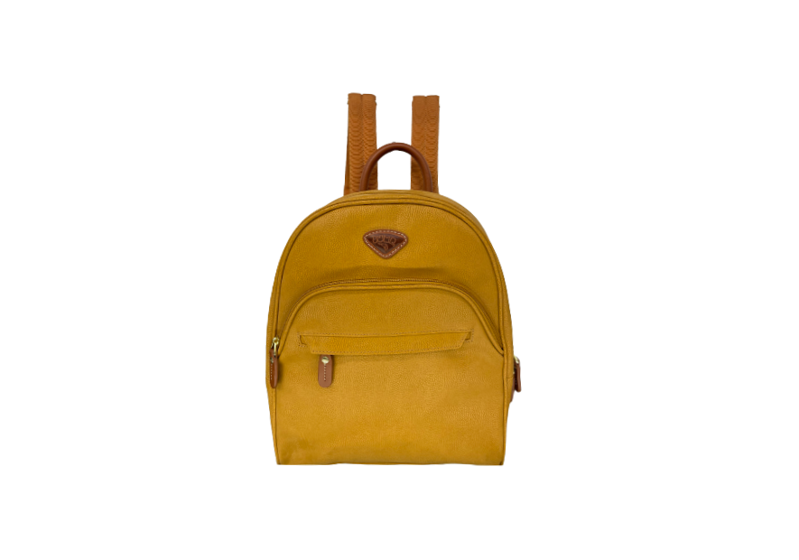 JUMP 4432NU - TEP ET CUIR - CURRY Sac a dos Sacs à mains