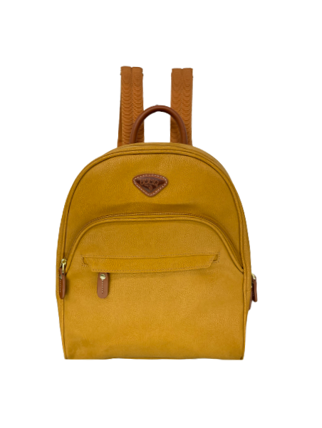 JUMP 4432NU - TEP ET CUIR - CURRY Sac a dos Sacs à mains