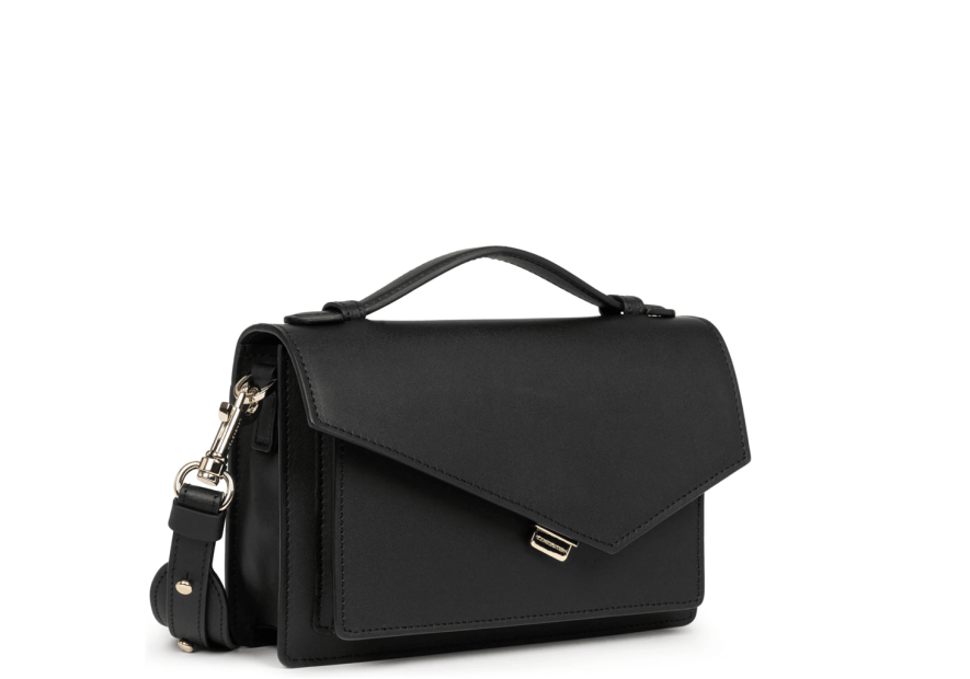 Lancaster 480-010 - CUIR DE VACHETTE - NOI lancaster-zoé-sac rabat Sacs à mains