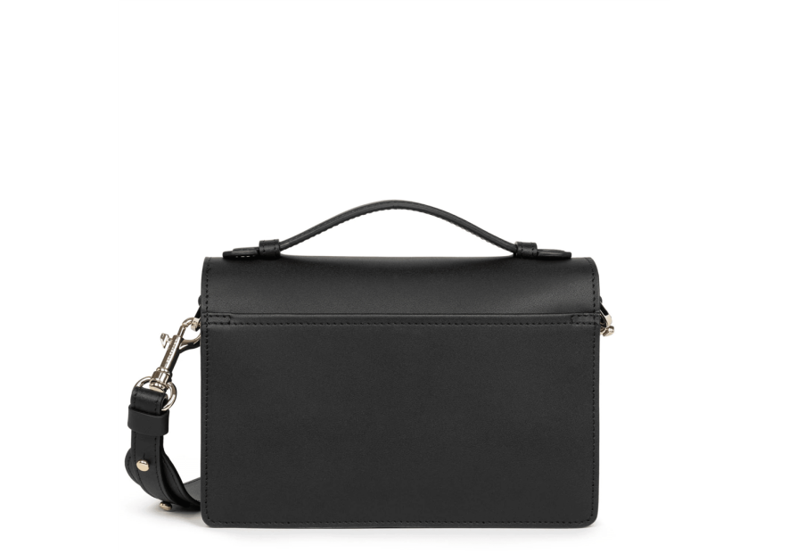 Lancaster 480-010 - CUIR DE VACHETTE - NOI lancaster-zoé-sac rabat Sacs à mains