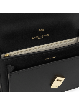 Lancaster 480-010 - CUIR DE VACHETTE - NOI lancaster-zoé-sac rabat Sacs à mains