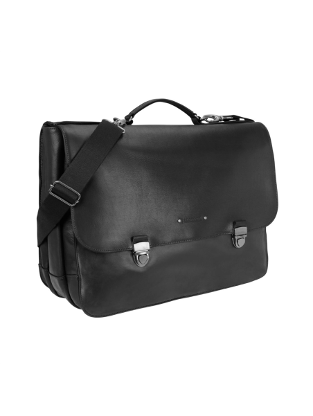 Les Ateliers Foures 9970 serviette à rabat 3 compartiments baroudeur Serviette à rabat avec bandoulière