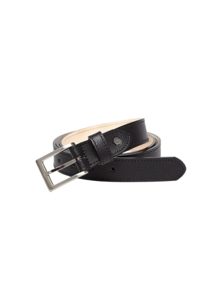 Les Ateliers Foures 52002 - CUIR DE VACHETTE - NOIR fourès-grainée-ceinture homme 30mm