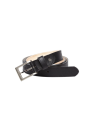 Les Ateliers Foures 52002 - CUIR DE VACHETTE - NOIR fourès-grainée-ceinture homme 30mm ceintures