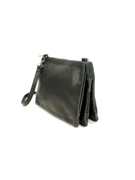 Bear Design CP1268 - CUIR DE VACHETTE - NOIR bear designe-classic poches -trotteur s Sacs à mains