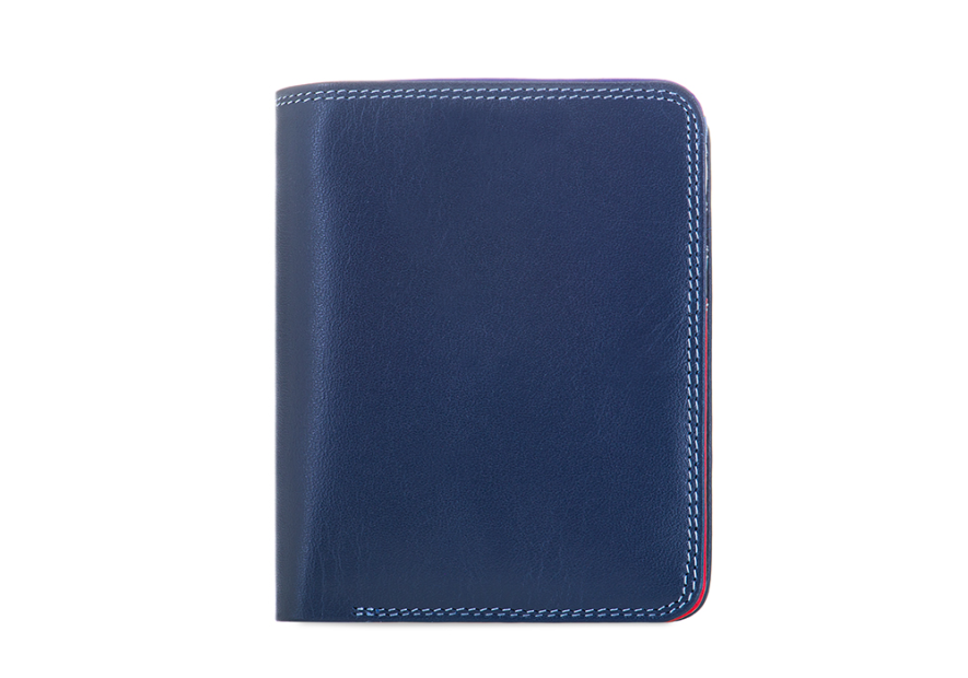 Mywalit 231 - CUIR DE VEAU - ROYAL BLEU portefeuille zippé moyen format pmpb
