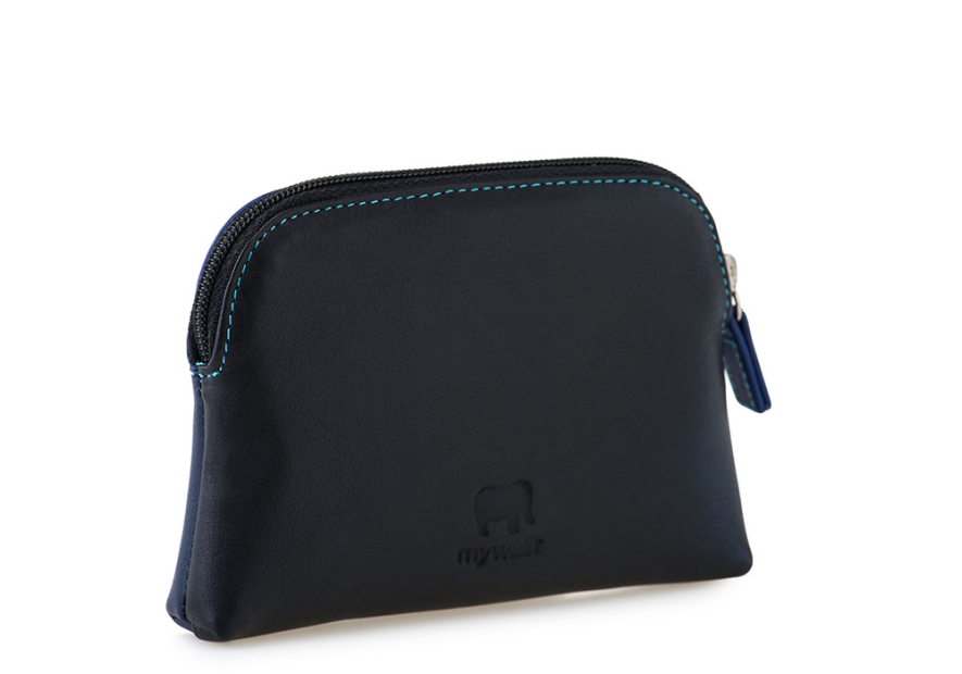 Mywalit 313 - CUIR DE VEAU - BLACK/PACE mywalit-colors-porte monnaie zip Porte-monnaie Femme