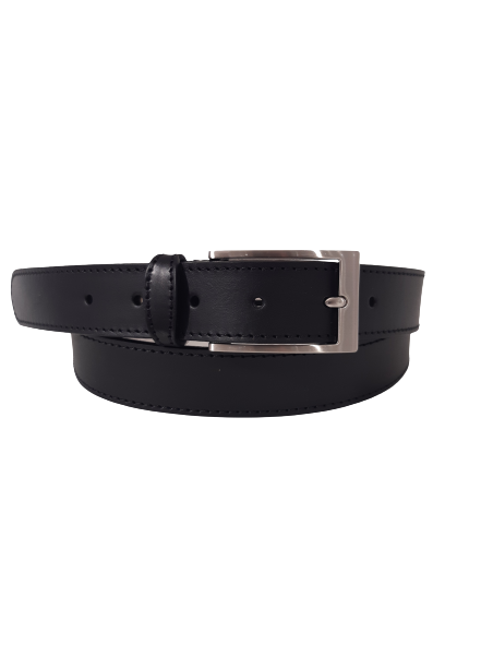 La Compagnie Des Ceintures 3310SP - CUIR DE VACHETTE - NOIR la compagnie des ceinture-3310sp Ceinture homme
