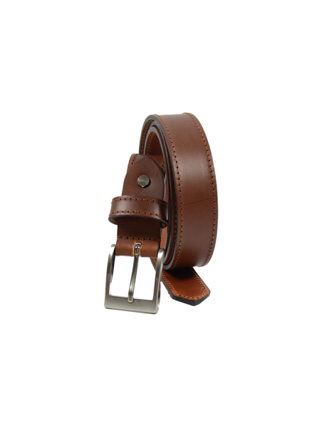 Les Ateliers Foures 50311 - CUIR CROUPON - COGNAC 50311 Ceinture homme