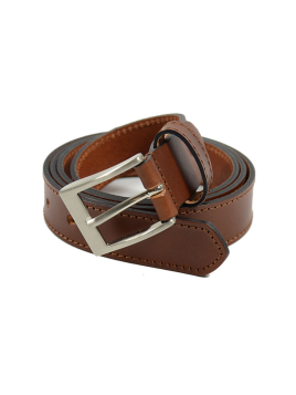 Les Ateliers Foures 50311 - CUIR CROUPON - COGNAC 50311 Ceinture homme