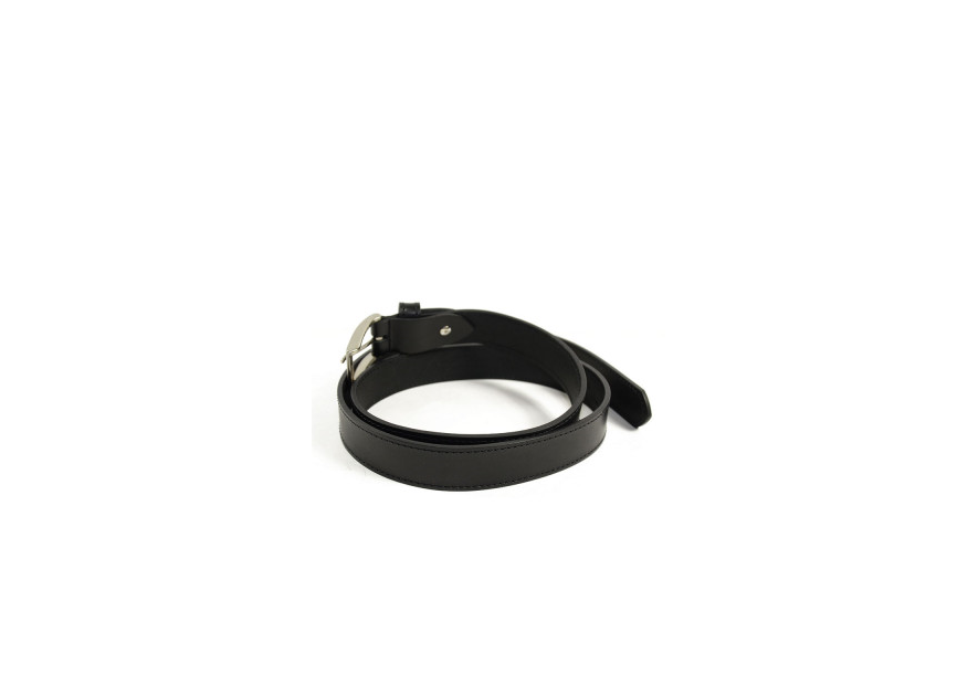 Les Ateliers Foures 50311 - CUIR CROUPON - NOIR 50311 Ceinture homme
