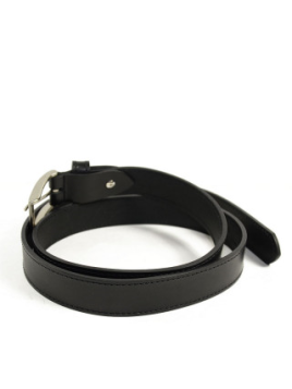 Les Ateliers Foures 50311 - CUIR CROUPON - NOIR 50311 Ceinture homme