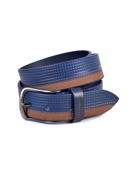 Miguel Bellido 514-35 miguel bellido-ceinture h-bicolore 35mm ceintures