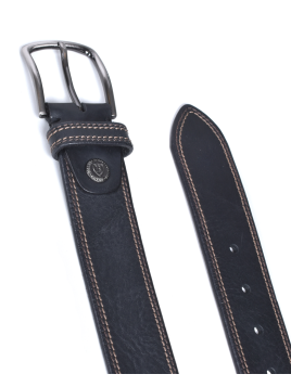 Miguel Bellido 4105 - CUIR DE VACHETTE - NOIR miguel bellido-ceinture h-degrade 40mm Ceintures