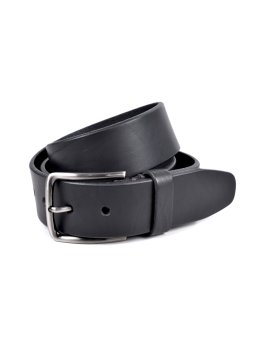 Miguel Bellido 4691 - CUIR DE VACHETTE - NOIR miguel bellido-ceinture h-groupon 40mm Ceintures