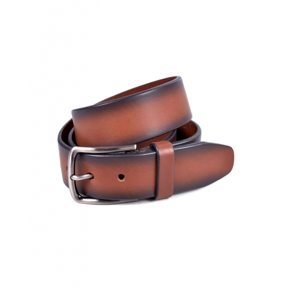 Miguel Bellido 4691 - CUIR DE VACHETTE - COGNAC miguel bellido-ceinture h-groupon 40mm Ceinture homme