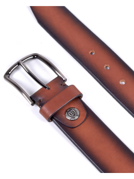 Miguel Bellido 4691 - CUIR DE VACHETTE - COGNAC miguel bellido-ceinture h-groupon 40mm Ceintures