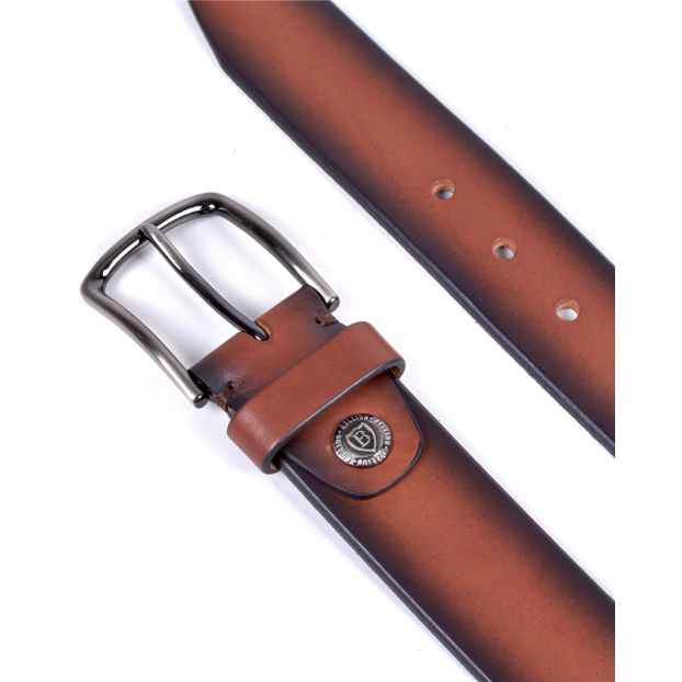 Miguel Bellido 4691 - CUIR DE VACHETTE - COGNAC miguel bellido-ceinture h-groupon 40mm Ceinture homme