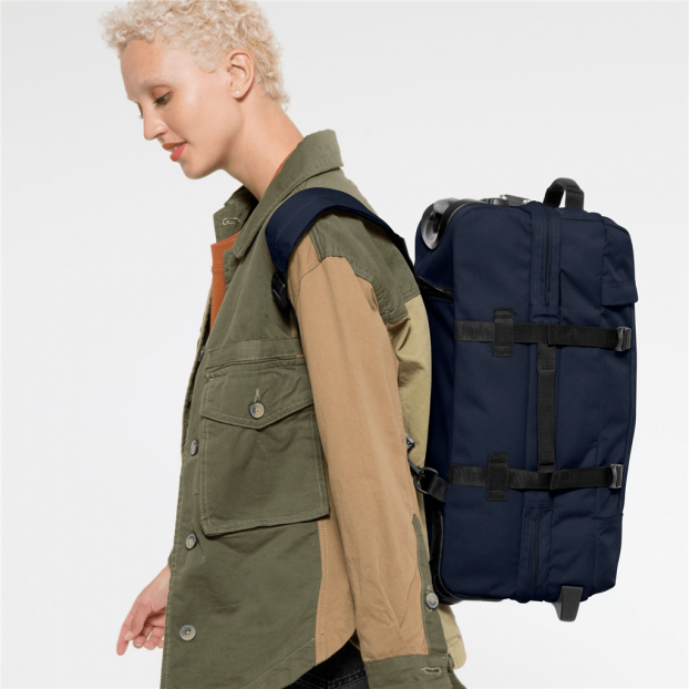 Eastpak K96L - POLYESTER - ULTRA MARINE  sac de voyage roulettes strapvers s Sac de voyage à roulettes