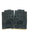 Poujade 701H - CUIR D'AGNEAU - NAVY poujade-conduite-mitaine gants homme gants-homme
