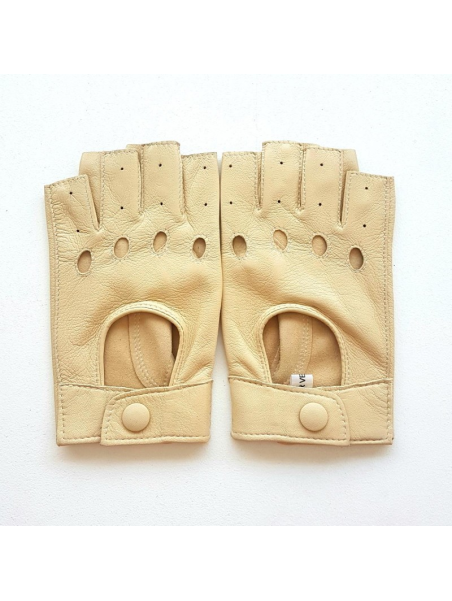 Poujade P701F - CUIR D'AGNEAU - OTMEAL B poujage-conduite-gants femme doigts coupés gants femme