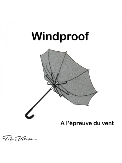 Maison Pierre Vaux VX-2040 parapluie pliant homme vaux canne bois auto pliant h