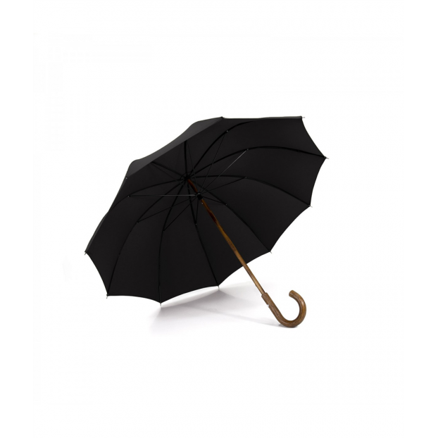 Maison Pierre Vaux VX 5049 - COTON - NOIR - 1 parapluie canne le berger Parapluies