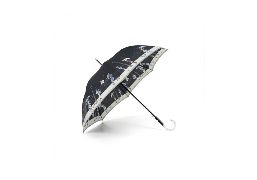 Maison Pierre Vaux VX 5837 - POLYESTER - NOIR vaux-tempête-parapluie femme canne parapluie