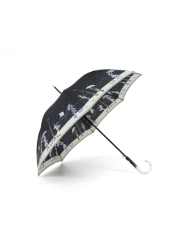 Maison Pierre Vaux VX 5837 - POLYESTER - NOIR vaux-tempête-parapluie femme canne parapluie