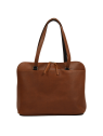 Les Ateliers Foures B559 - CUIR DE VACHETTE - FAUVE fourès-baroudeuse-shopping affaire sac-business
