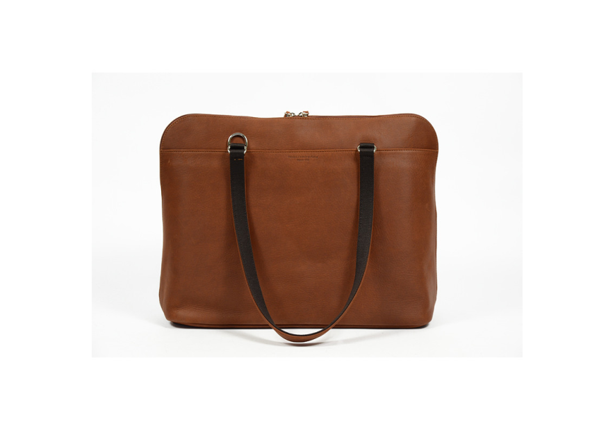 Les Ateliers Foures B559 - CUIR DE VACHETTE - FAUVE fourès-baroudeuse-shopping affaire Sac business