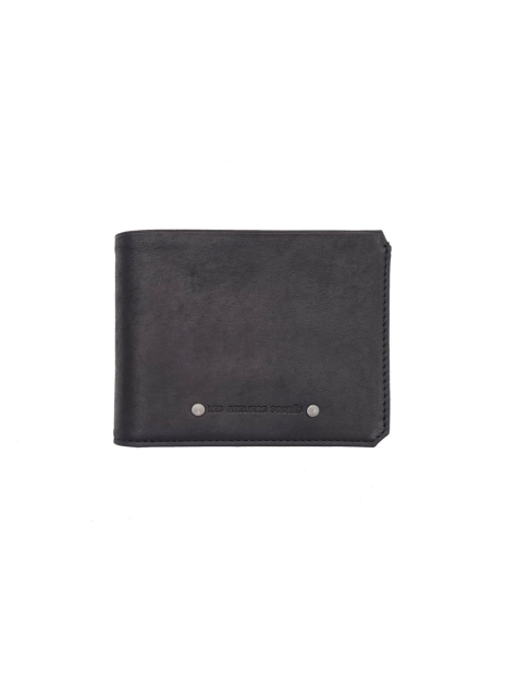Les Ateliers Foures 960 - CUIR DE VACHETTE - NOIR fourès-baroudeur-portefeuille italien portefeuille-homme