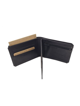 Les Ateliers Foures 960 - CUIR DE VACHETTE - NOIR fourès-baroudeur-portefeuille italien Portefeuille Homme